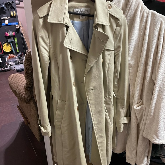 Liz Claiborne Rain Trench Coat - Picture 2 of 14